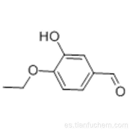 4-etoxi-3-hidroxibenzaldehído CAS 2539-53-9